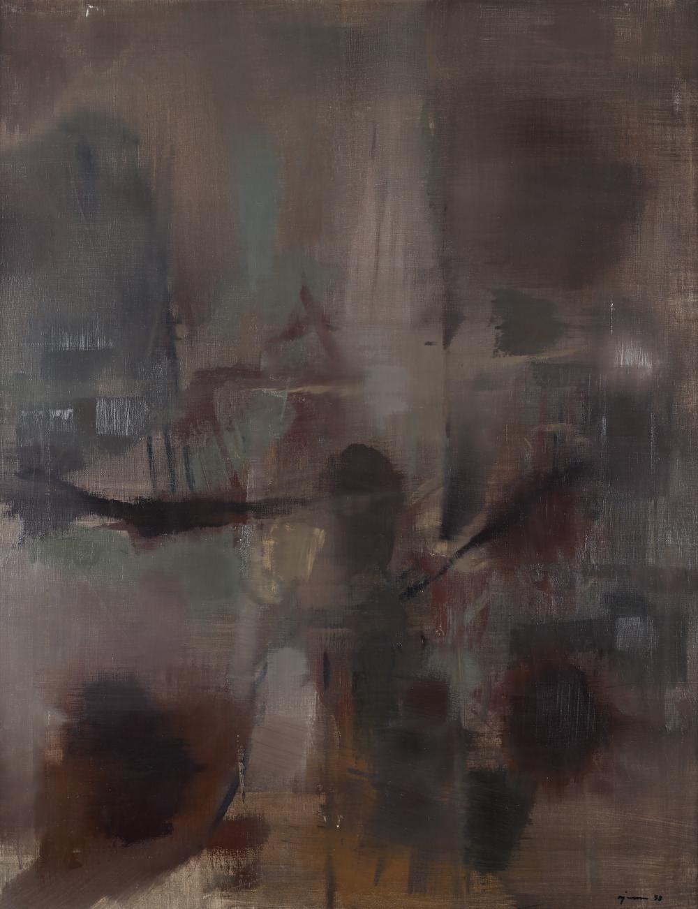 Giuseppe Ajmone comparable auction result: giuseppe ajmone carpignano sesia 1923 romagnano sesia 2005 fog