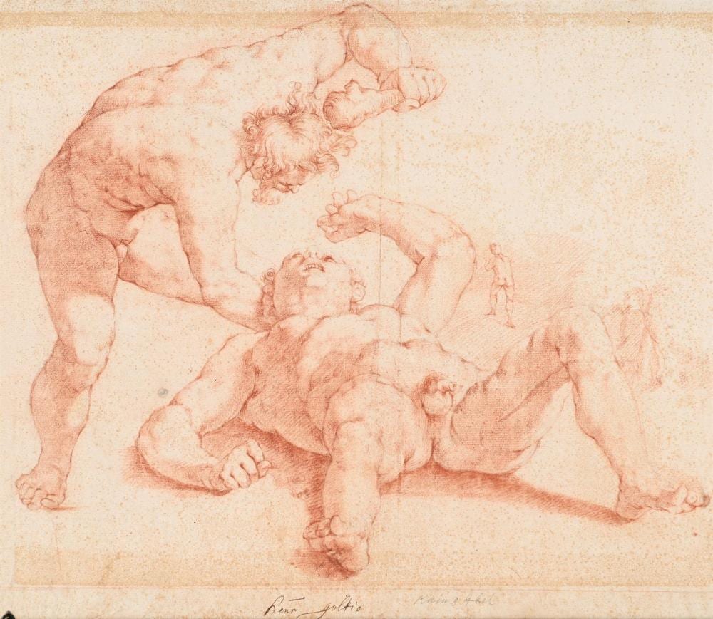 Cornelis Cornelisz. van Haarlem comparable auction result: follower of hendrick goltzius after cornelis van haarlem