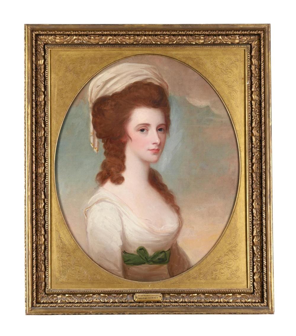 george romney british 1734 1802 portrait of miss copley · Dreweatts 1759 Fine Sales · 2026-06-10 George Romney comparable auction result: george romney british 1734 1802 portrait of miss copley