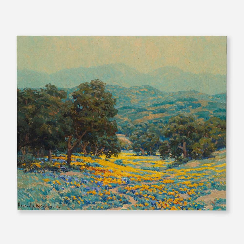 Granville Redmond comparable auction result: granville redmond california landscape