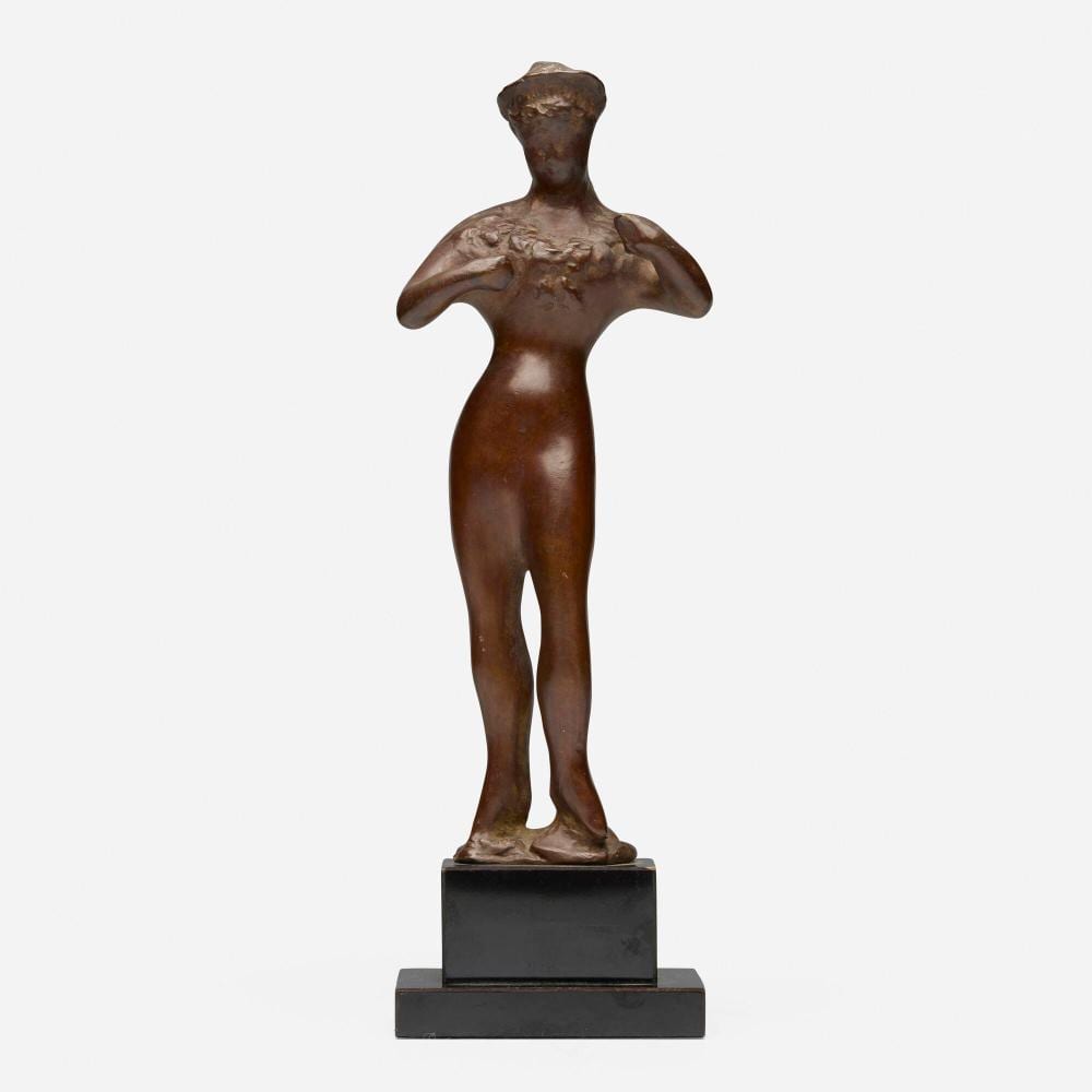 Elie Nadelman comparable auction result: elie nadelman standing figure