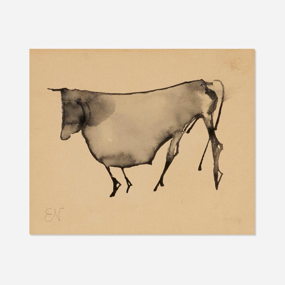 Elie Nadelman comparable auction result: elie nadelman bull