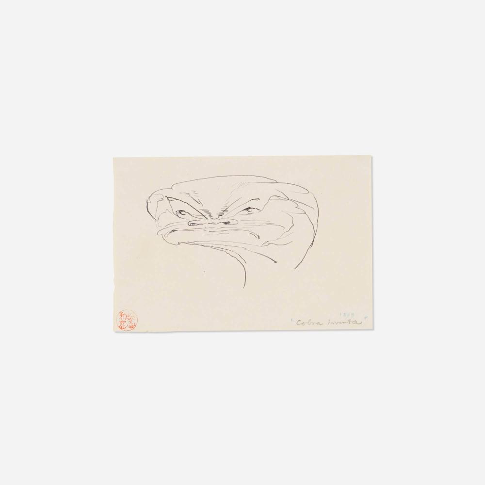 John LaFarge comparable auction result: john la farge cobra inventa