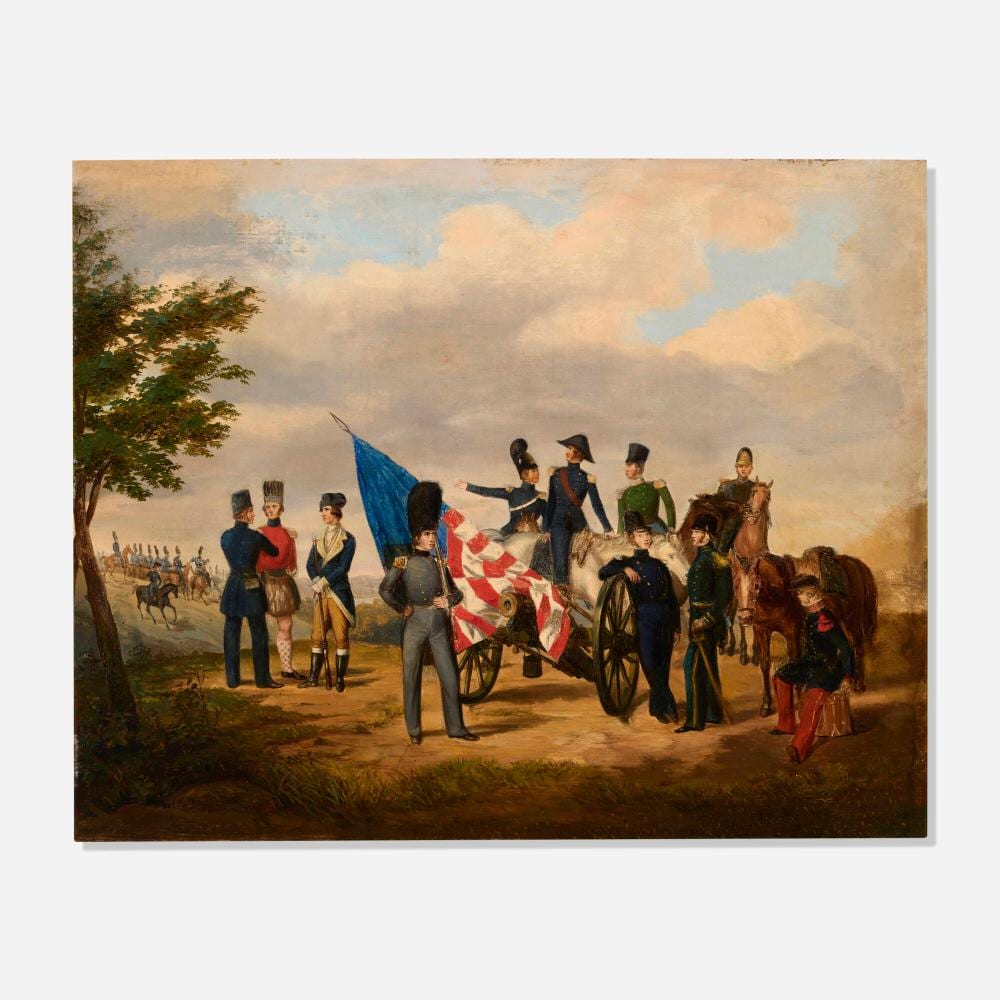 Robert Walter Weir comparable auction result: robert walter weir visitor s day at west point