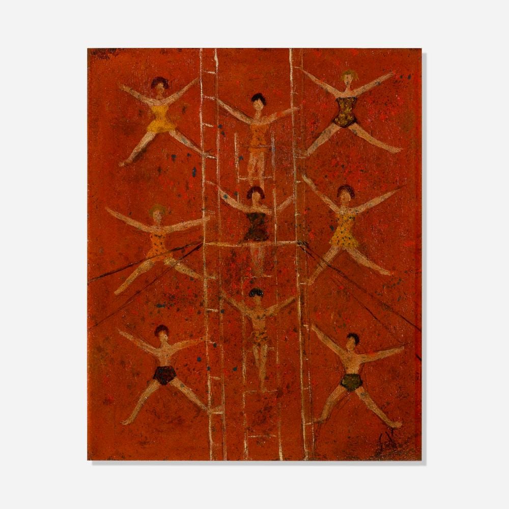 Gloria Vanderbilt comparable auction result: gloria vanderbilt untitled