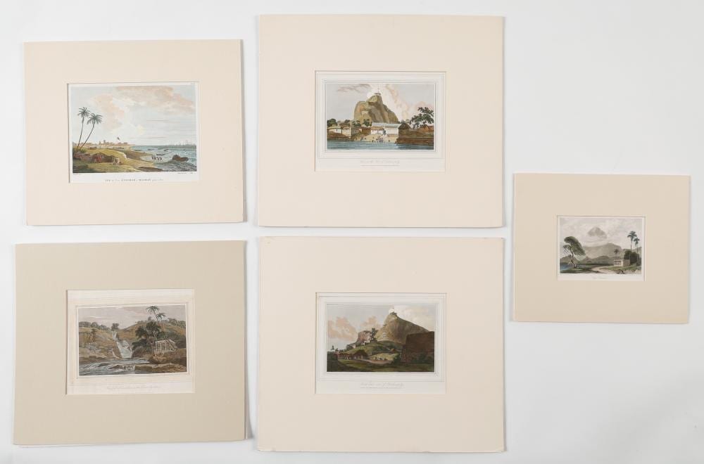 Thomas Daniell comparable auction result: thomas daniell 1749 1840 and william daniell 1769 1837 5 aquatint engravings