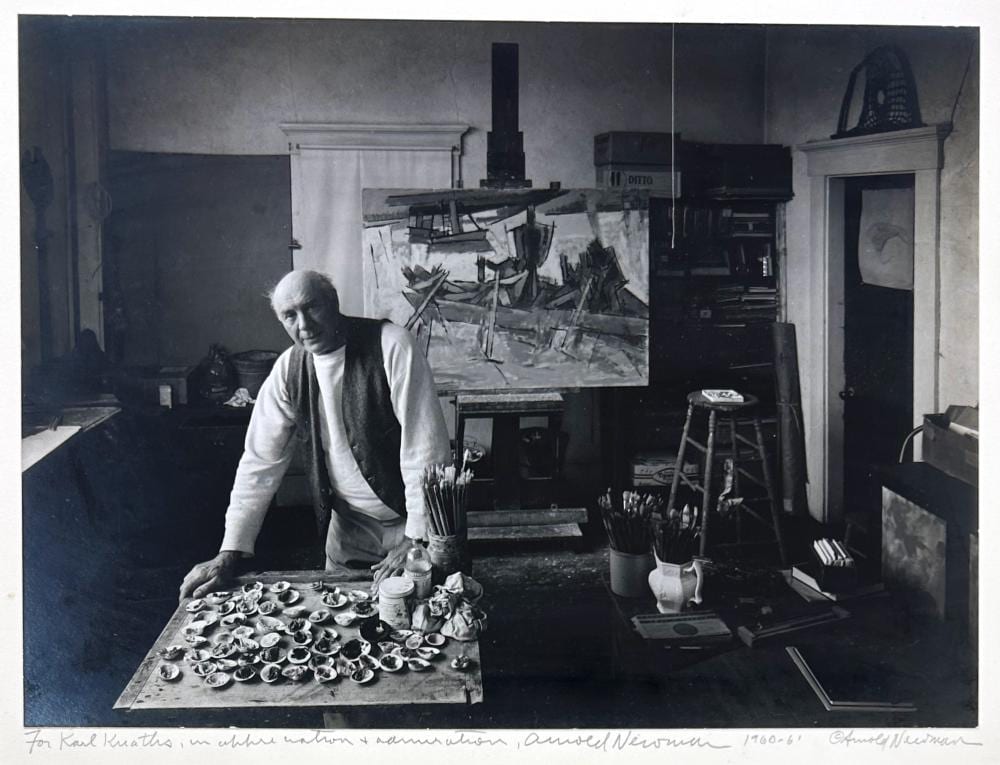 Arnold Newman comparable auction result: arnold newman 1918 2006 portrait of karl knaths 1960 61 silver gelatin photographic print 7 x 9 1 2 image 15 x 17 1 2 framed