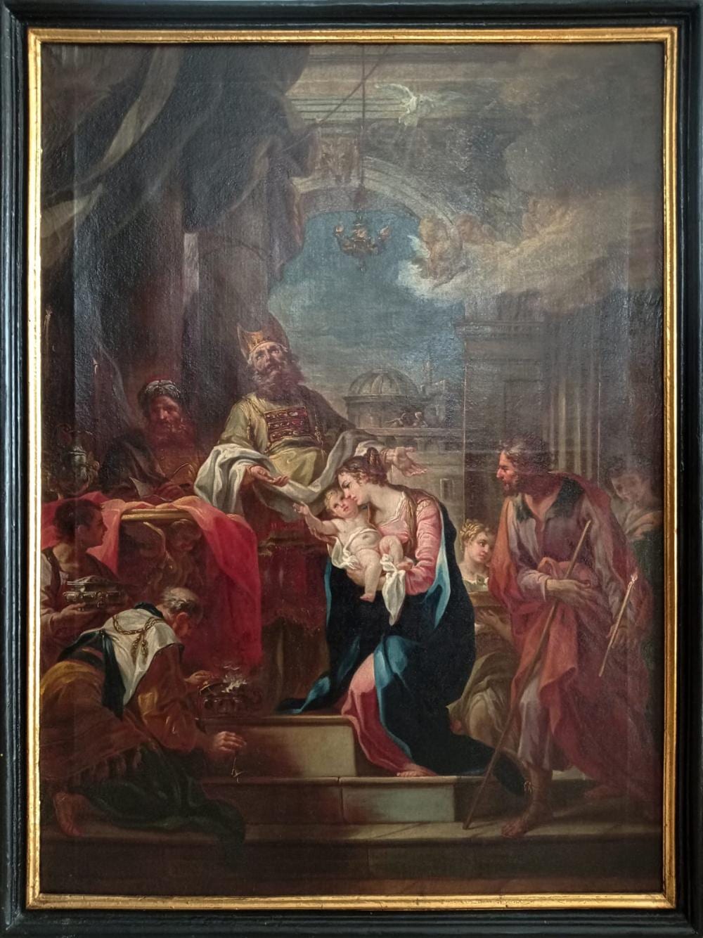 Corrado Giaquinto comparable auction result: corrado giaquinto molfetta 1703 naples 1766 attributed the presentation of jesus in the temple