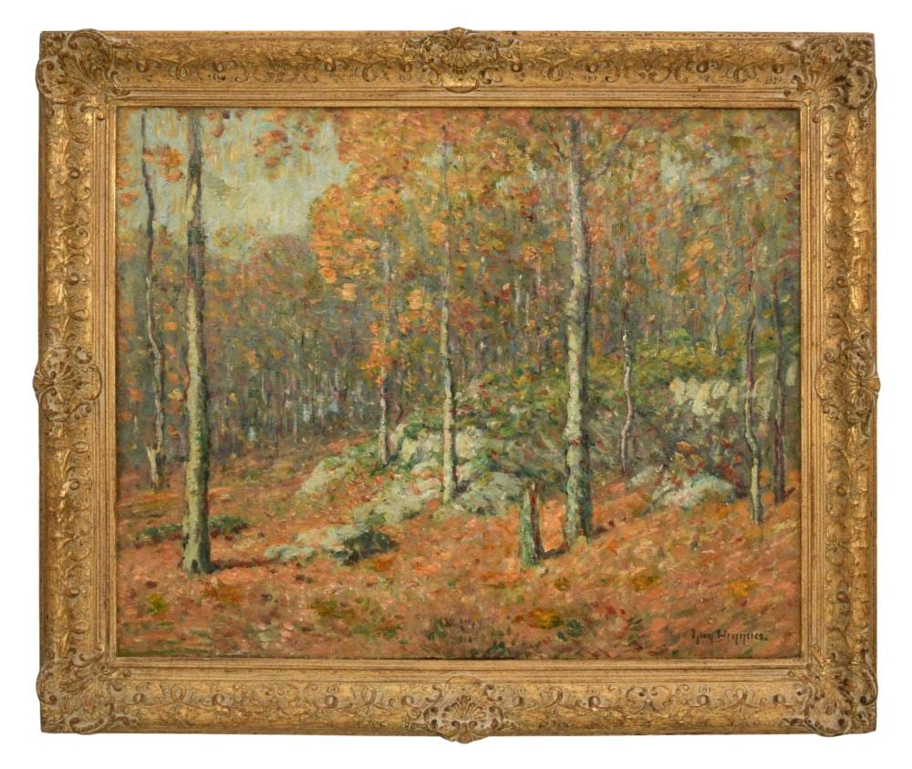 Guy Carleton Wiggins comparable auction result: guy carleton wiggins american 1883 1962 autumn landscape