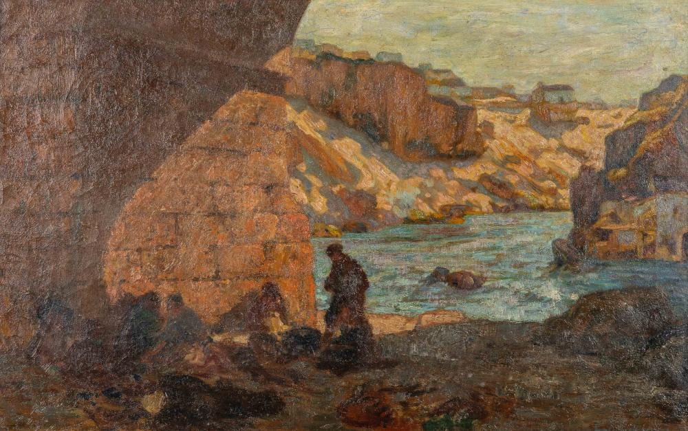 Félix Gogo comparable auction result: f lix gogo 1872 1953 bridge in toledo spain oil on canvas
