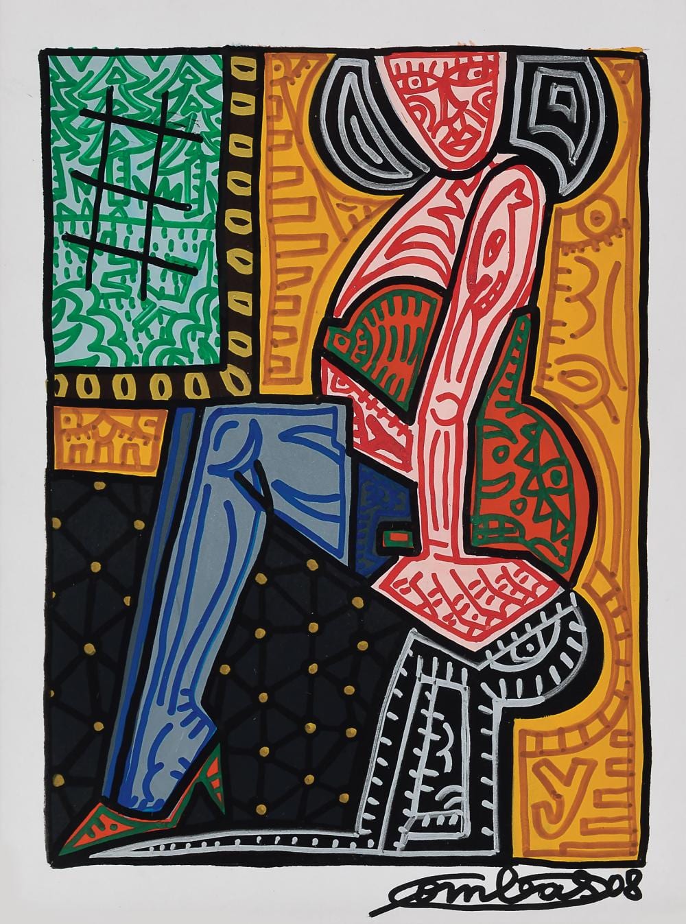 Robert Combas 1957- , French comparable sale