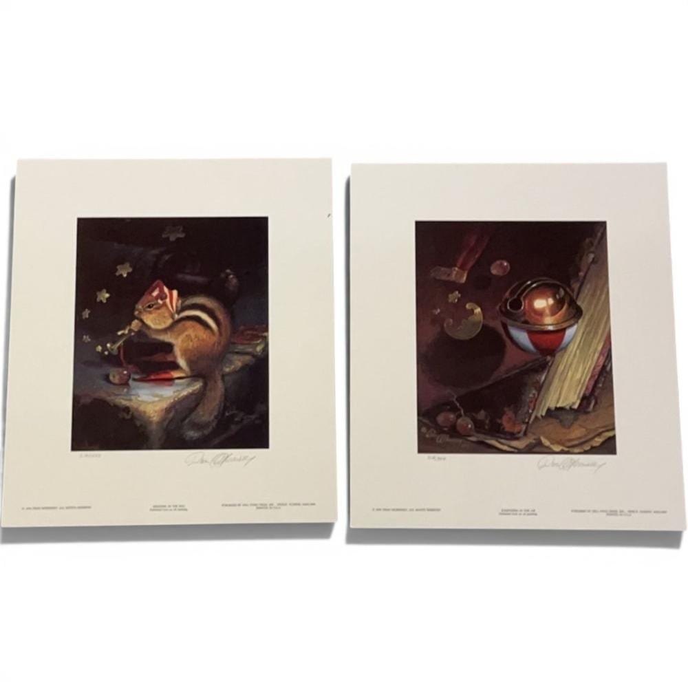 Dean Morrissey comparable auction result: 2 dean morrissey minstrel in the mill