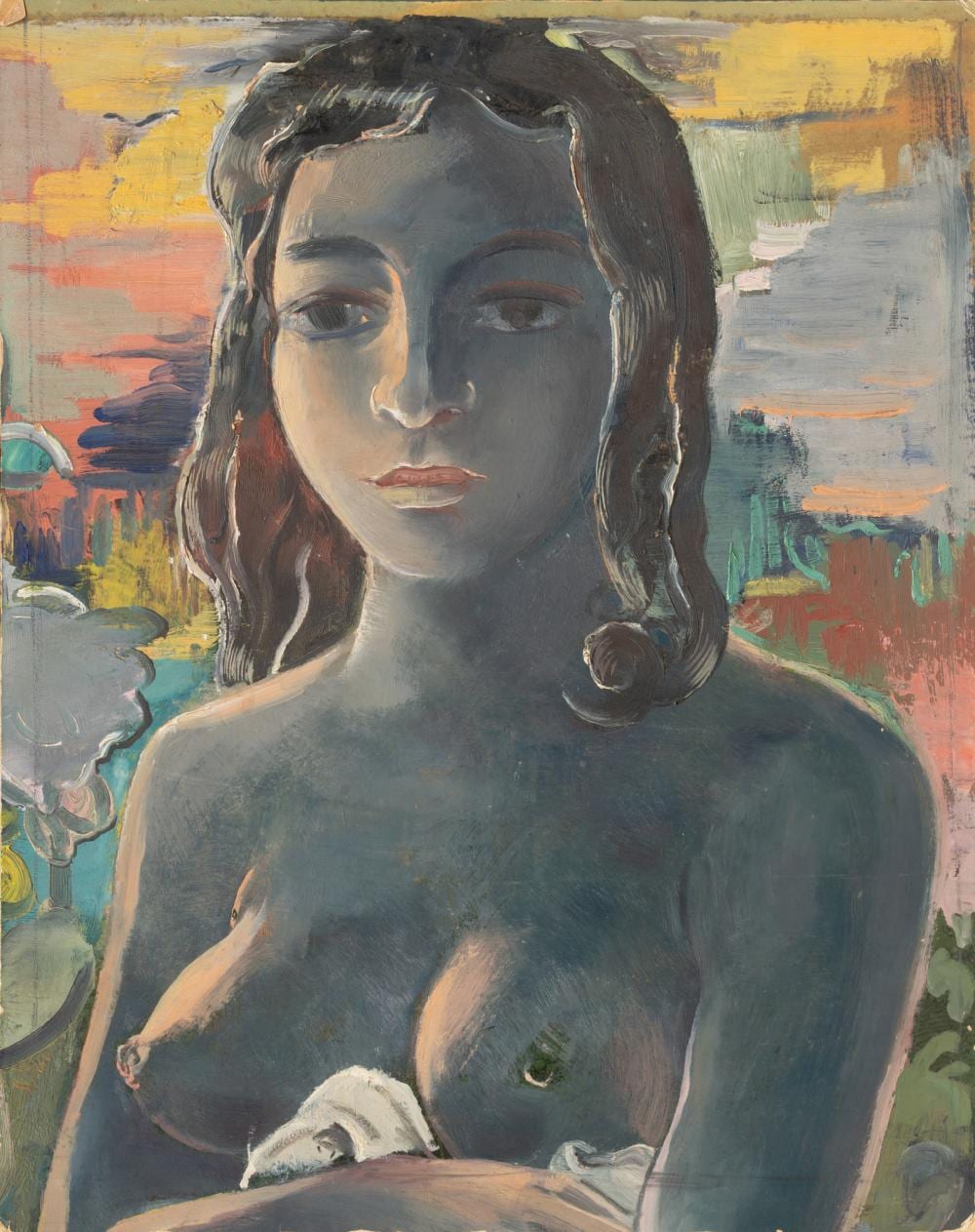 Oskar Gawell comparable auction result: oskar gawell chawlodno 1888 wien 1955 nude