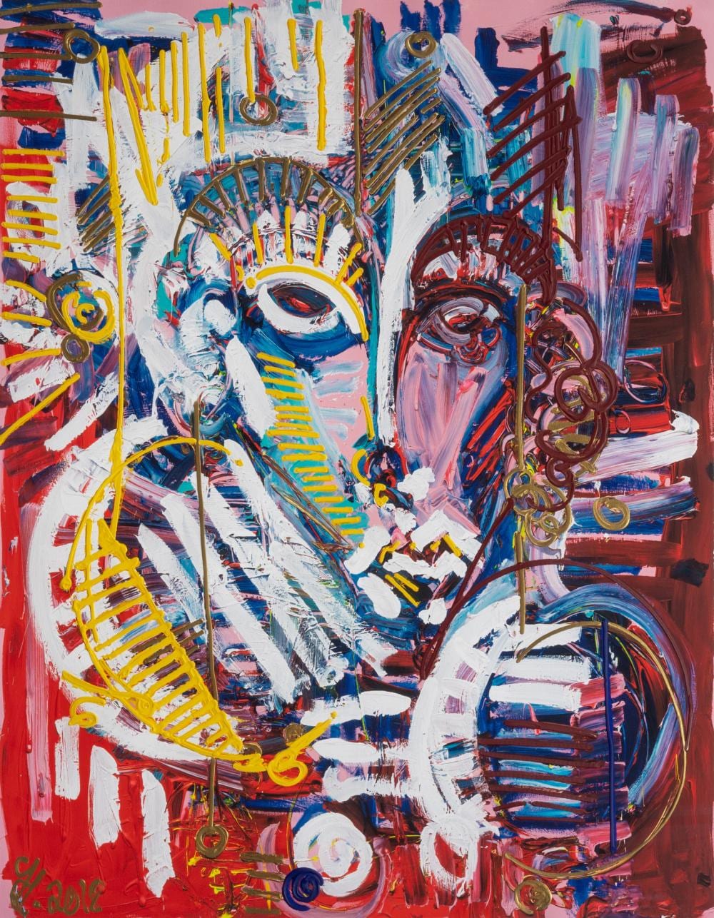 leon l wentraut kaiserslautern 1998 different minds · Auktionshaus Stahl · 2026-06-05 Leon Löwentraut comparable auction result: leon l wentraut kaiserslautern 1998 different minds