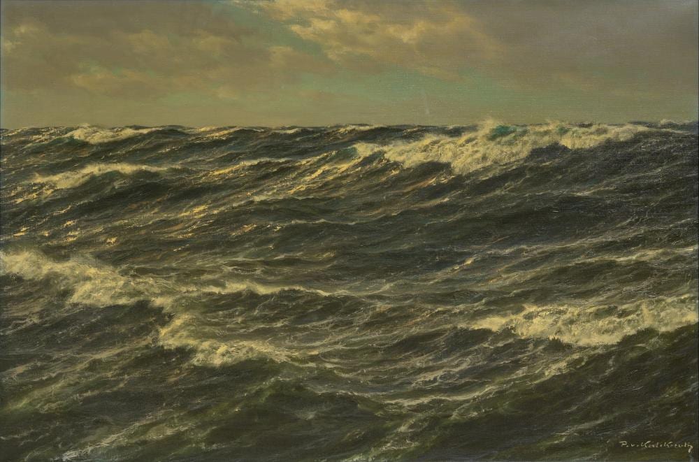 Patrick von Kalckreuth comparable auction result: patrick von kalckreuth kiel 1898 starnberg 1970 open waters