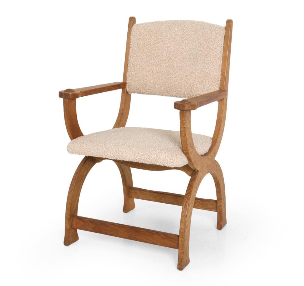 Henning Kjaernulf comparable auction result: henning kjaernulf kurul danish oak chair 1970s
