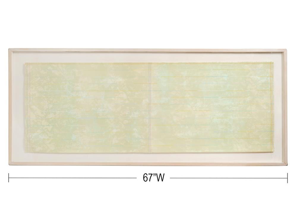 Kenneth Noland comparable auction result: kenneth noland florida shades signed lithograph