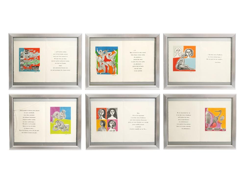 Alfred Pellan comparable auction result: alfred pellan le cirque sacre artist s book