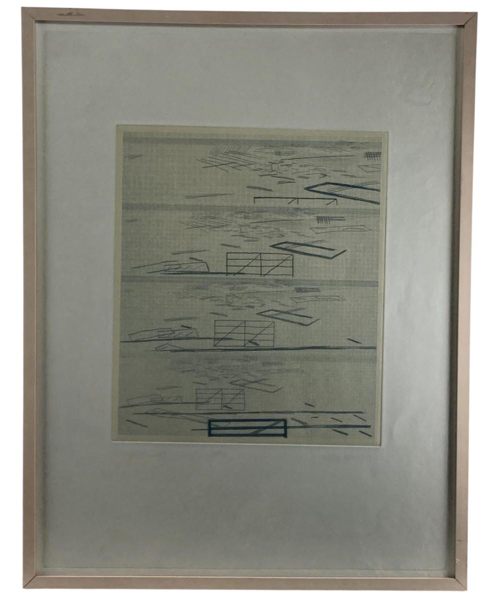John Loker comparable auction result: john loker signed numbered lithograph
