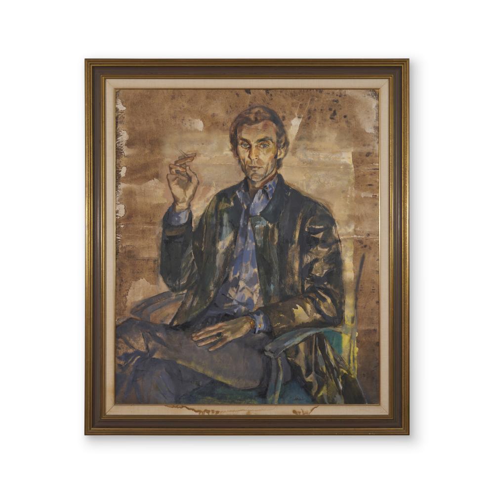 Judy Cassab comparable auction result: judy cassab 1920 2015 portrait of john laws 1971
