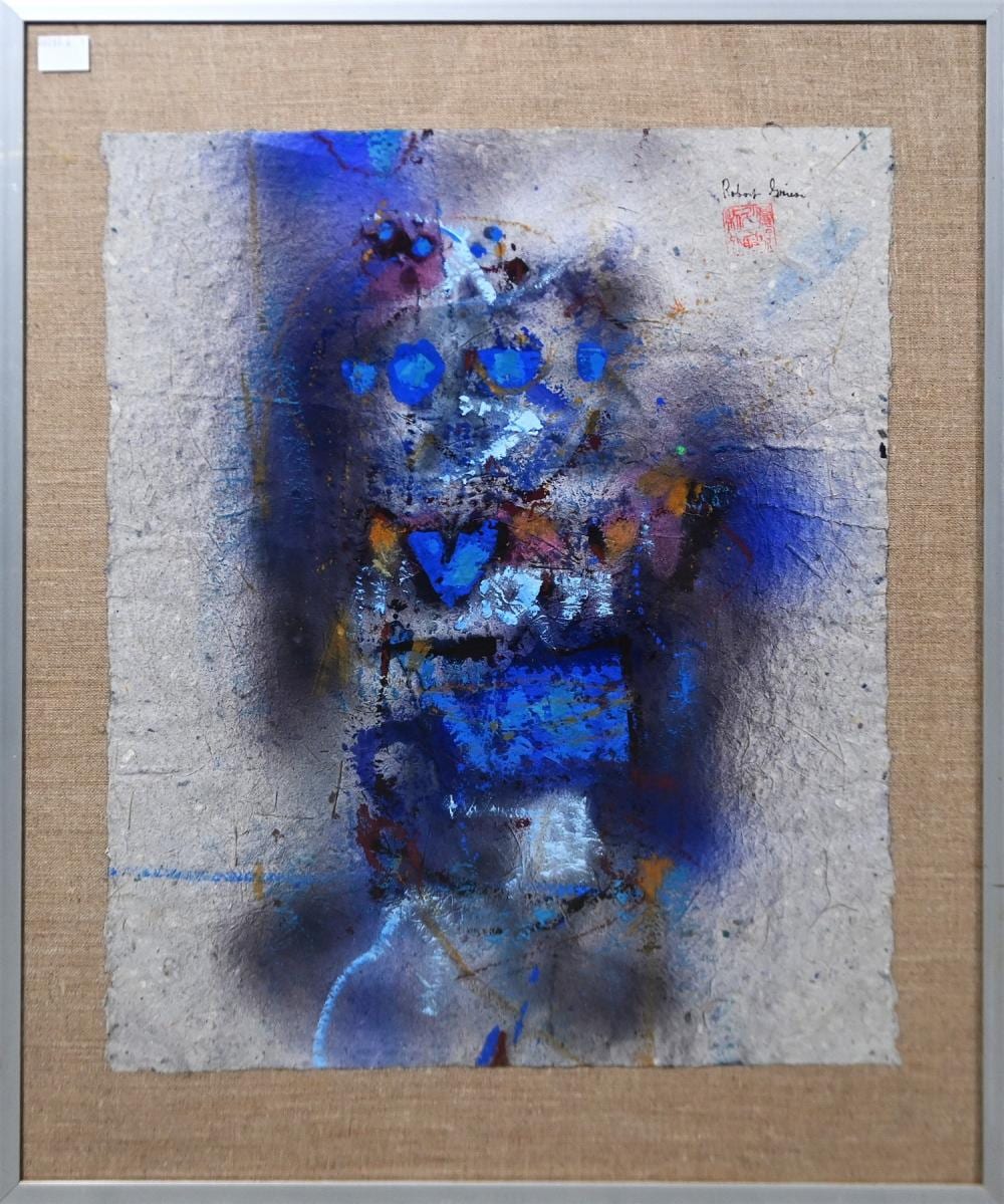 Robert Grieve comparable auction result: robert grieve blue motif