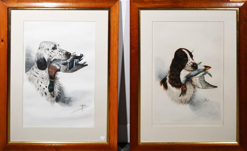 boris riab a set of four hunting dog and game prints · Leonard Joel · 2026-05-21 Boris Riab comparable auction result: boris riab a set of four hunting dog and game prints