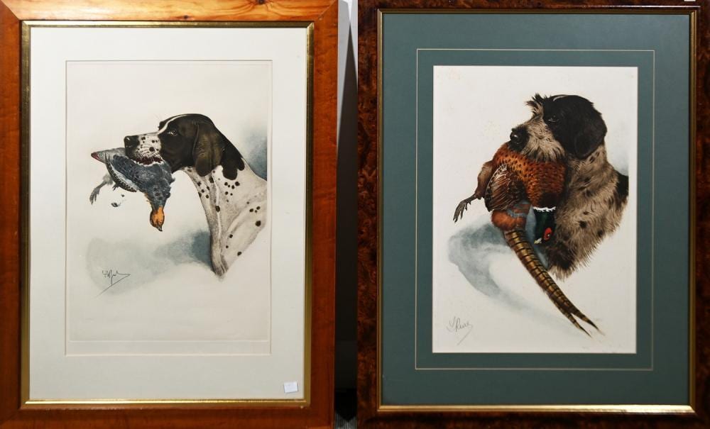 boris riab a pair of hunting dog and game prints · Leonard Joel · 2026-05-21 Boris Riab comparable auction result: boris riab a pair of hunting dog and game prints