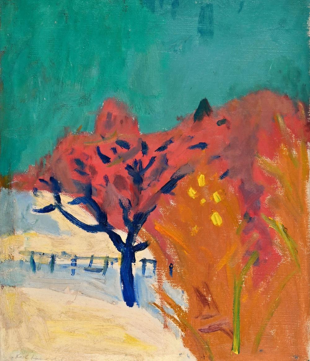 Karl Landolt comparable auction result: karl landolt 1925 2009 k hler wintermorgen