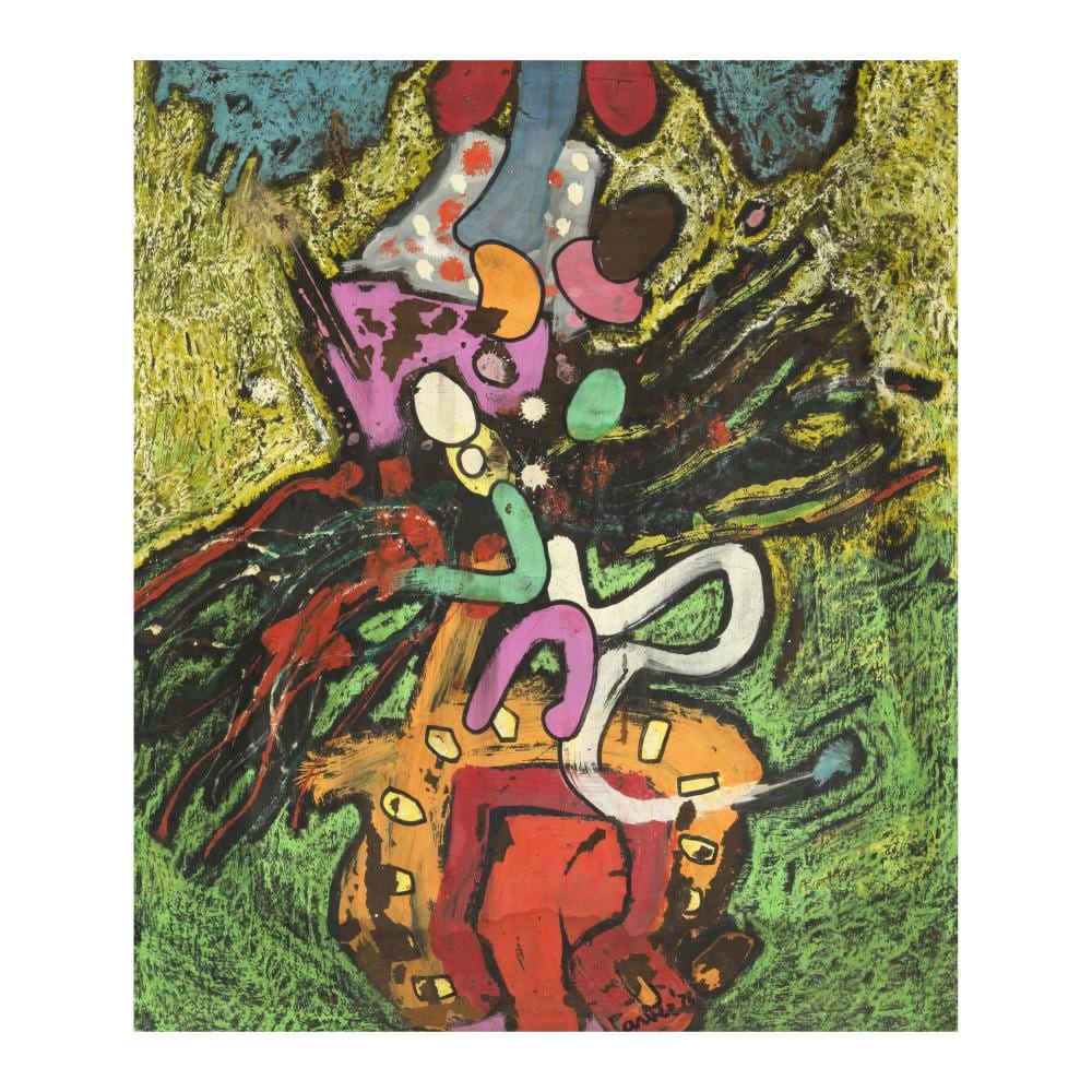 Ahmed Parvez comparable auction result: ahmed parvez 1926 1979 untitled abstract