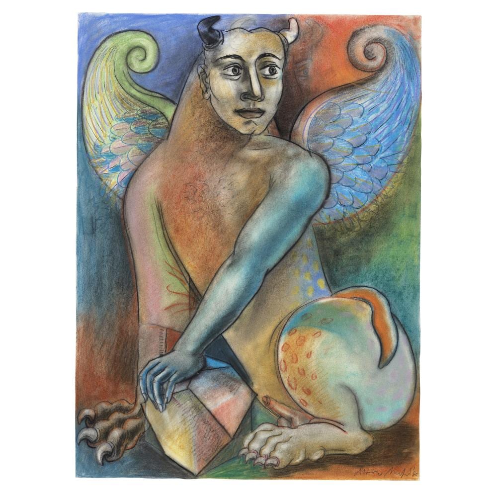 Dhruva Mistry comparable auction result: dhruva mistry b 1957 untitled angel