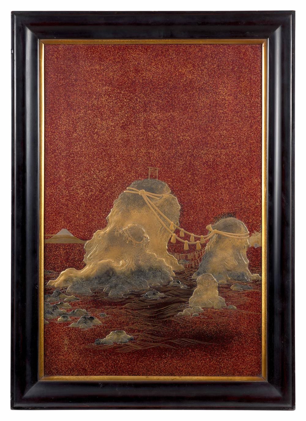 Taishin Ikeda comparable auction result: ikeda taishin 1825 1903 panneau en laque japon xixe si cle