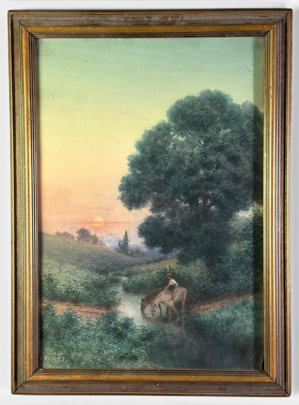watercolor landscape by edwin lamasure · Caza Sikes · 2026-06-03 Edwin Lamasure comparable auction result: watercolor landscape by edwin lamasure