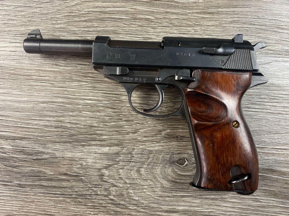 WWII ERA GERMAN PROOFED "byf 43" MAUSER P. 38 SEMI-AUTO PISTOL, 9MM CAL., CIRCA 1943 sold by Gunslinger Auctions, lot 392 — auction record photograph
