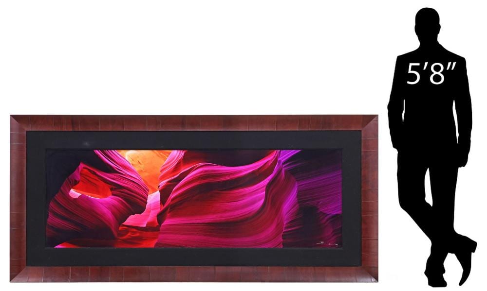 Peter Lik comparable auction result: peter lik b 1959 slot canyon nature photograph angel s heart 44 x 96