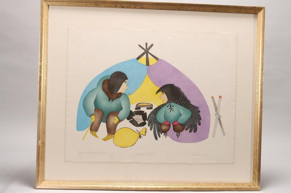 Agnes Nanogak comparable auction result: agnes nanogak inuit 1925 2001