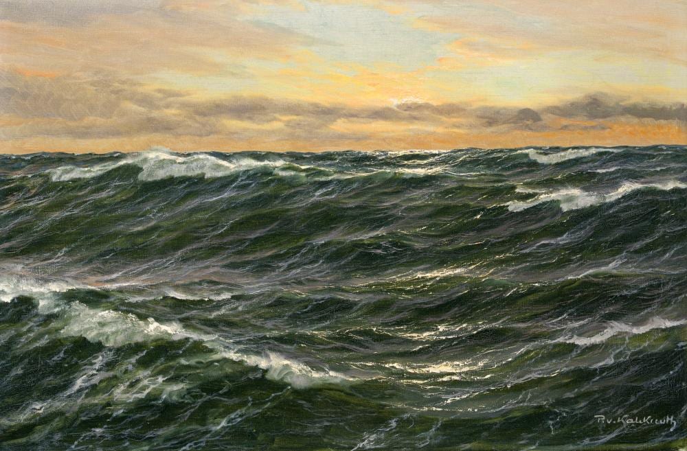 Patrick von Kalckreuth comparable auction result: patrick von kalckreuth seest ck wohl 1950 s