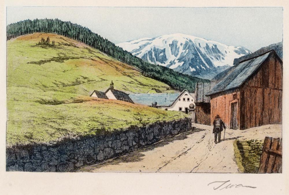 Friedrich Iwan comparable auction result: friedrich iwan petzer mit brunnberg vor 1946