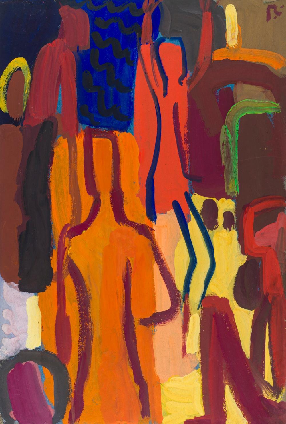 Fritz (1915) Keller comparable auction result: fritz keller badende jungen wohl 1970er 1980 s
