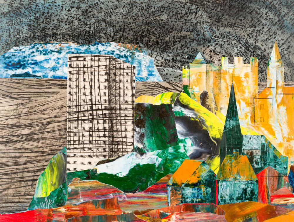 Walter Nessler comparable auction result: walter nessler london architekturkomposition 1973