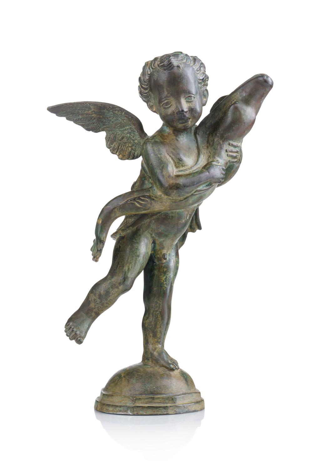 Andrea del Verrocchio comparable auction result: andrea del verrocchio nach putto mit delphin um 1470 verkleinerte kopie des 20th cent