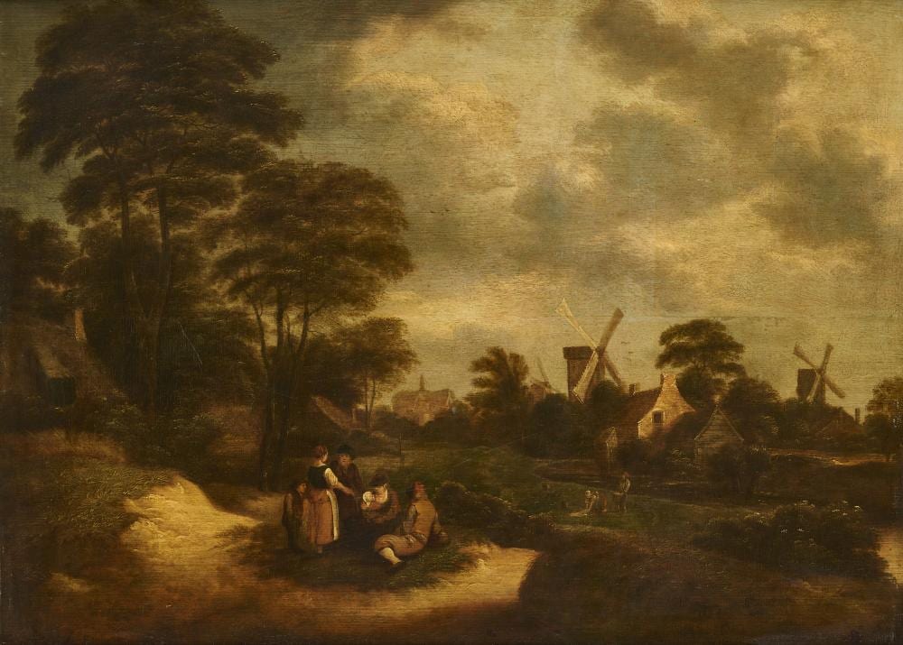 Klaes Molenaer comparable auction result: klaes molenaer dutch 1630 1676