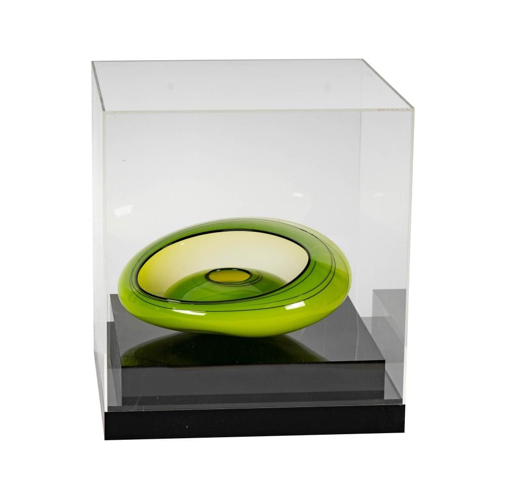 Dale Patrick Chihuly comparable auction result: dale chihuly american b 1941 vienna green glass nesting baskets