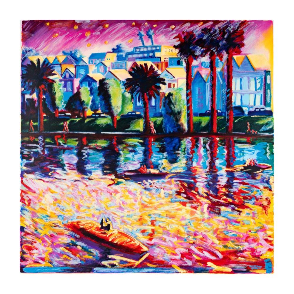 Carlos Almaraz comparable auction result: carlos almaraz 1941 1989 echo park iii