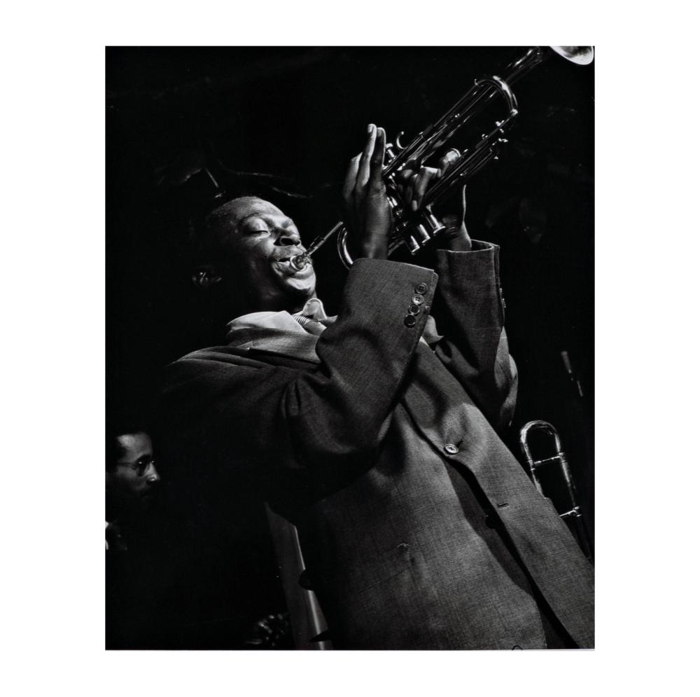 Herman Leonard comparable auction result: herman leonard american 1923 2010 miles davis royal roost nyc 1948