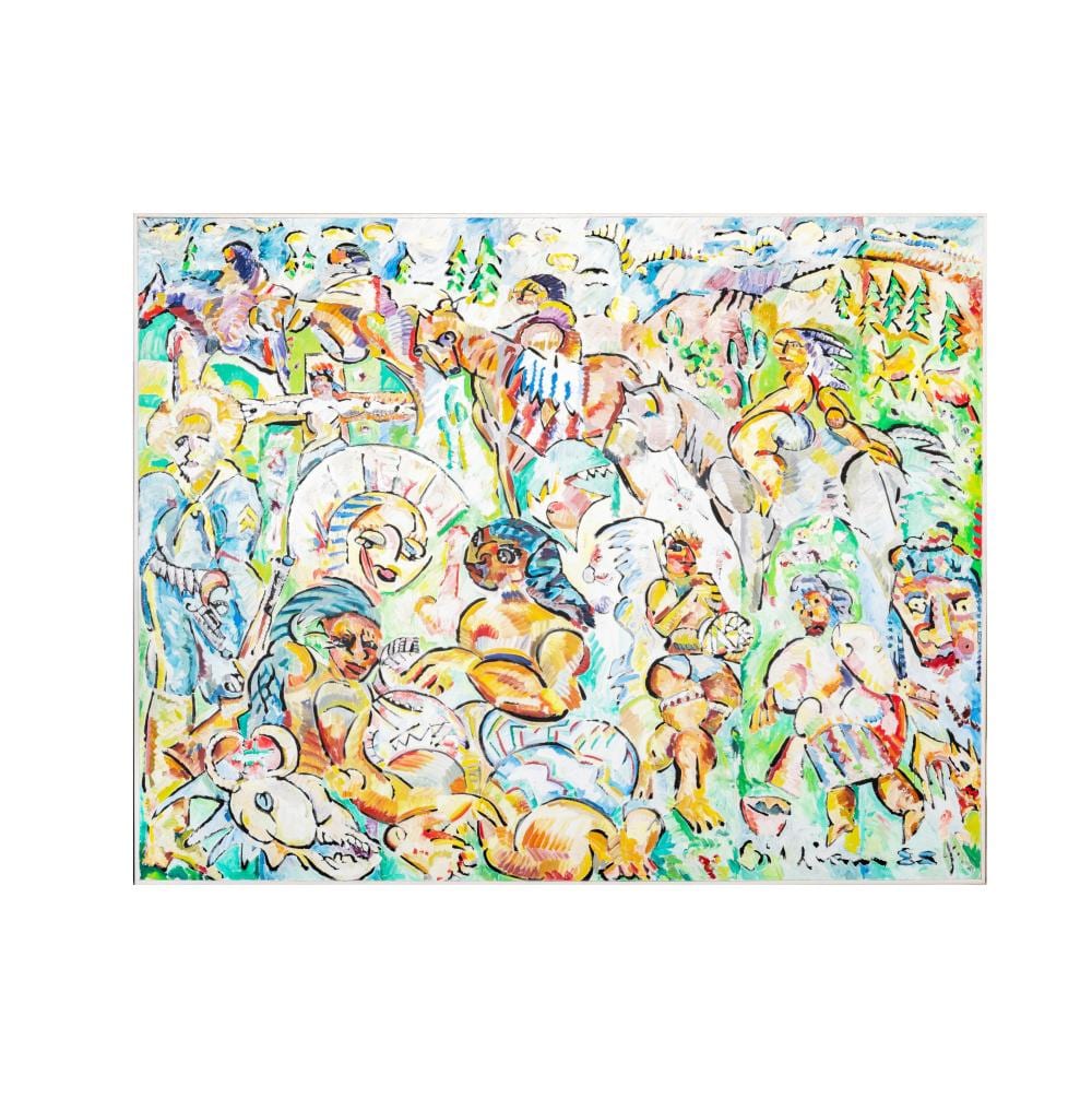 ed gilliam 1941 2020 untitled figures in a landscape · Abell Auction · 2026-05-31 Ed Gilliam comparable auction result: ed gilliam 1941 2020 untitled figures in a landscape