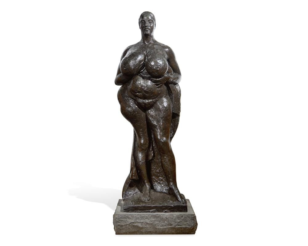 Gaston Lachaise comparable auction result: gaston lachaise american french 1882 1935 garden figure second state lf 137 1935