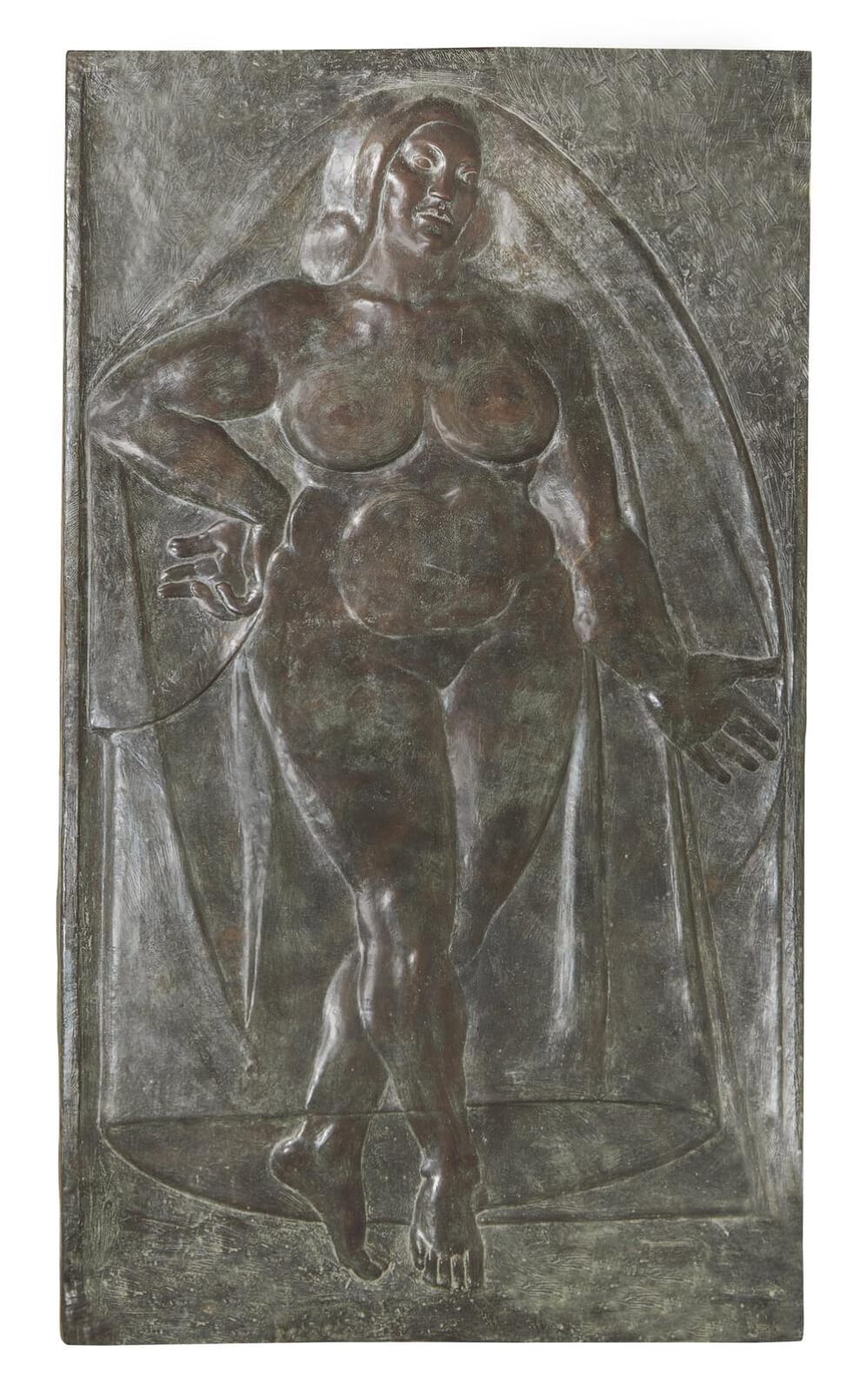 Gaston Lachaise comparable auction result: gaston lachaise american french 1882 1935 relief woman second state lf 128 1934