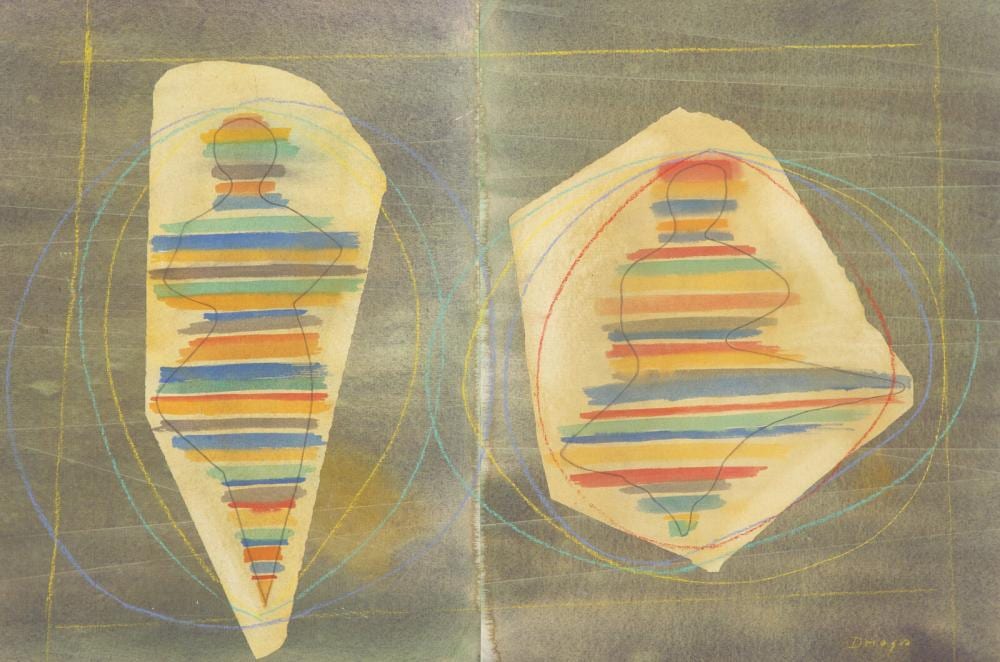Elsie Driggs comparable auction result: elsie driggs american 1898 1992 spinning stones
