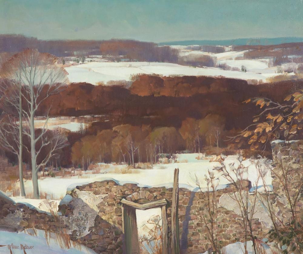 Arthur Meltzer comparable auction result: arthur meltzer american 1893 1989 once a barn