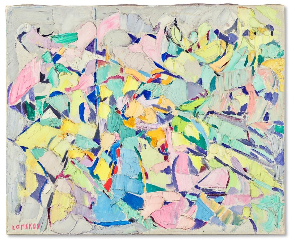 Andrej Michajlovic (Graf) Lanskoj comparable auction result: andr lanskoy 1902 1976 la neige rose